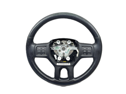 Heated Leather Steering Wheel Ram 1500 2500 3500 13-18 Black 1XC20DX9 *Very Worn