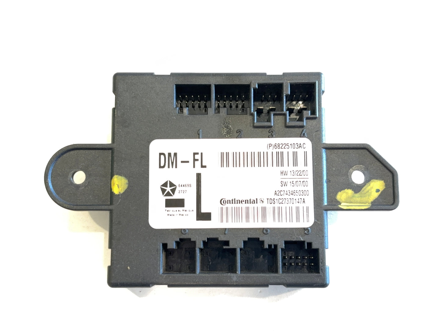 Driver Side Door Module 2013-2018 Ram 1500 2015-18 2500 19+ Classic 68225103AC