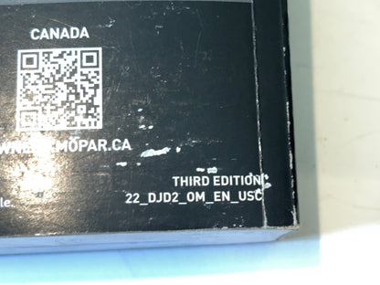 Owner's Manual, 2022 Ram 2500 3500, Gas or Diesel Engine, Used, Third Edition