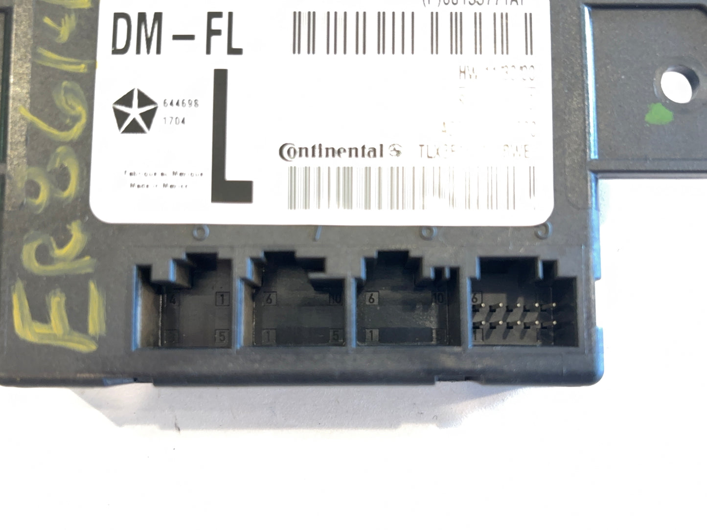 Driver Left Door Module 13-14 Ram 1500 2500 3500 68155771AF Manual Fold Used OEM