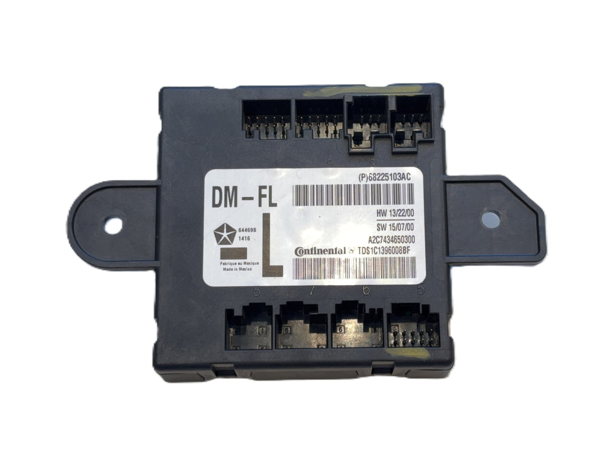 Driver Side Door Module 2013-2018 Ram 1500 2015-18 2500 19+ Classic 68225103AC