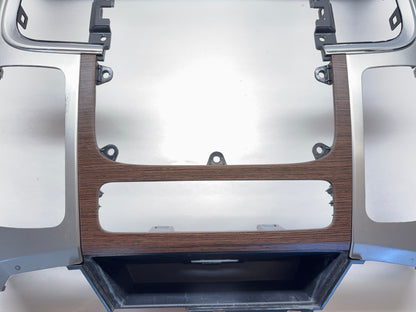 Radio Bezel Center Stack 13-18 Ram 1500 2500 3500 Woodgrain Full Cons 1VY941X9AG