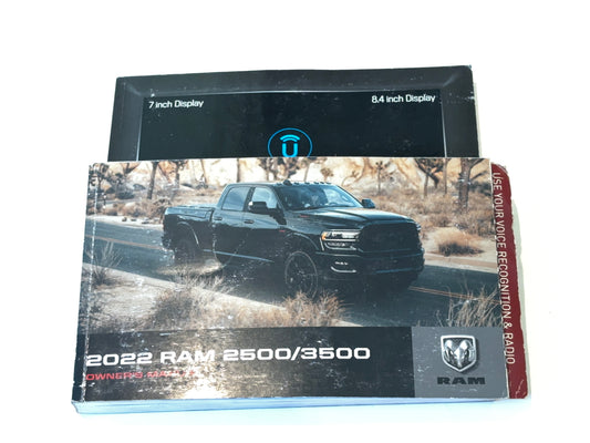 Owner's Manual, 2022 Ram 2500 3500, Gas or Diesel Engine, Used, Third Edition