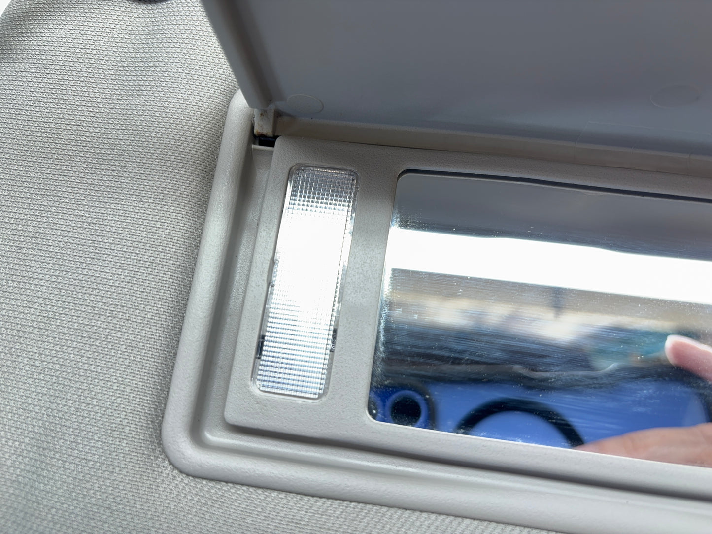 Lighted Sun Visor, 2013-2018 Ram 1500 2500 3500, Driver Side, LH, 1VF25BD1AD