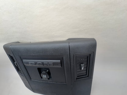 Center Console Rear End Trim Cap 2013-18 Ram 1500 2500 3500 Black 6RE17DX9AA