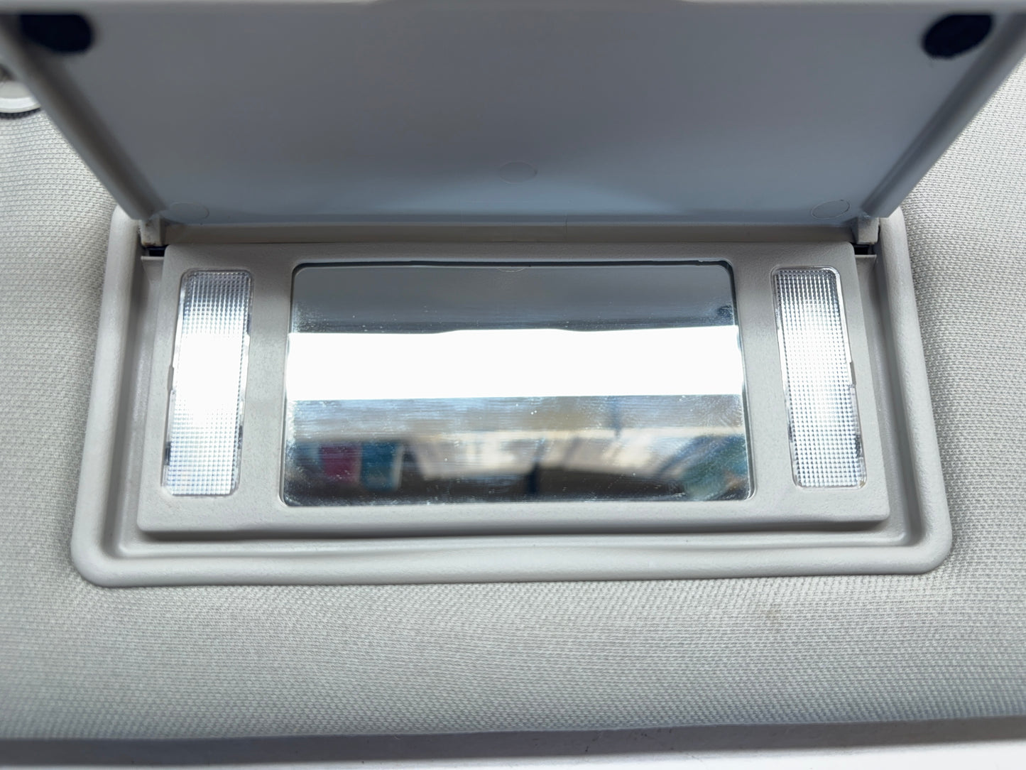 Lighted Sun Visor, 2013-2018 Ram 1500 2500 3500, Driver Side, LH, 1VF25BD1AD