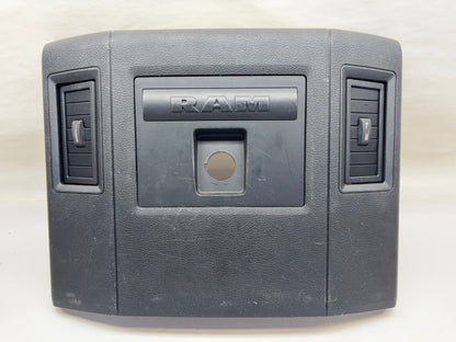 Center Console Rear End Trim Cap 2013-18 Ram 1500 2500 3500 Black 6RE17DX9AA