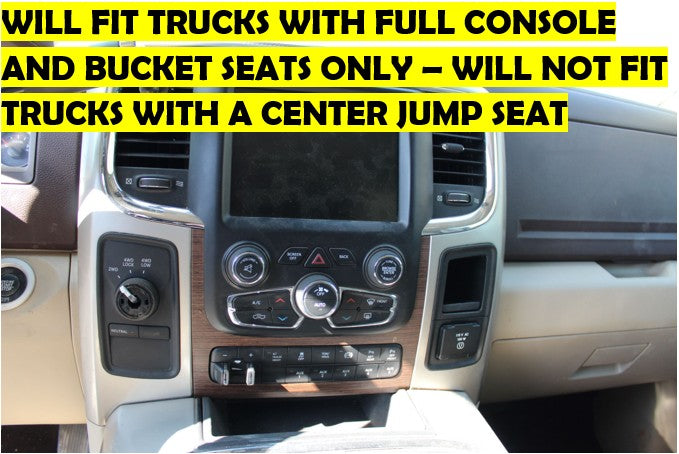 Radio Bezel Center Stack 13-18 Ram 1500 2500 3500 Woodgrain Full Cons 1VY941X9AG
