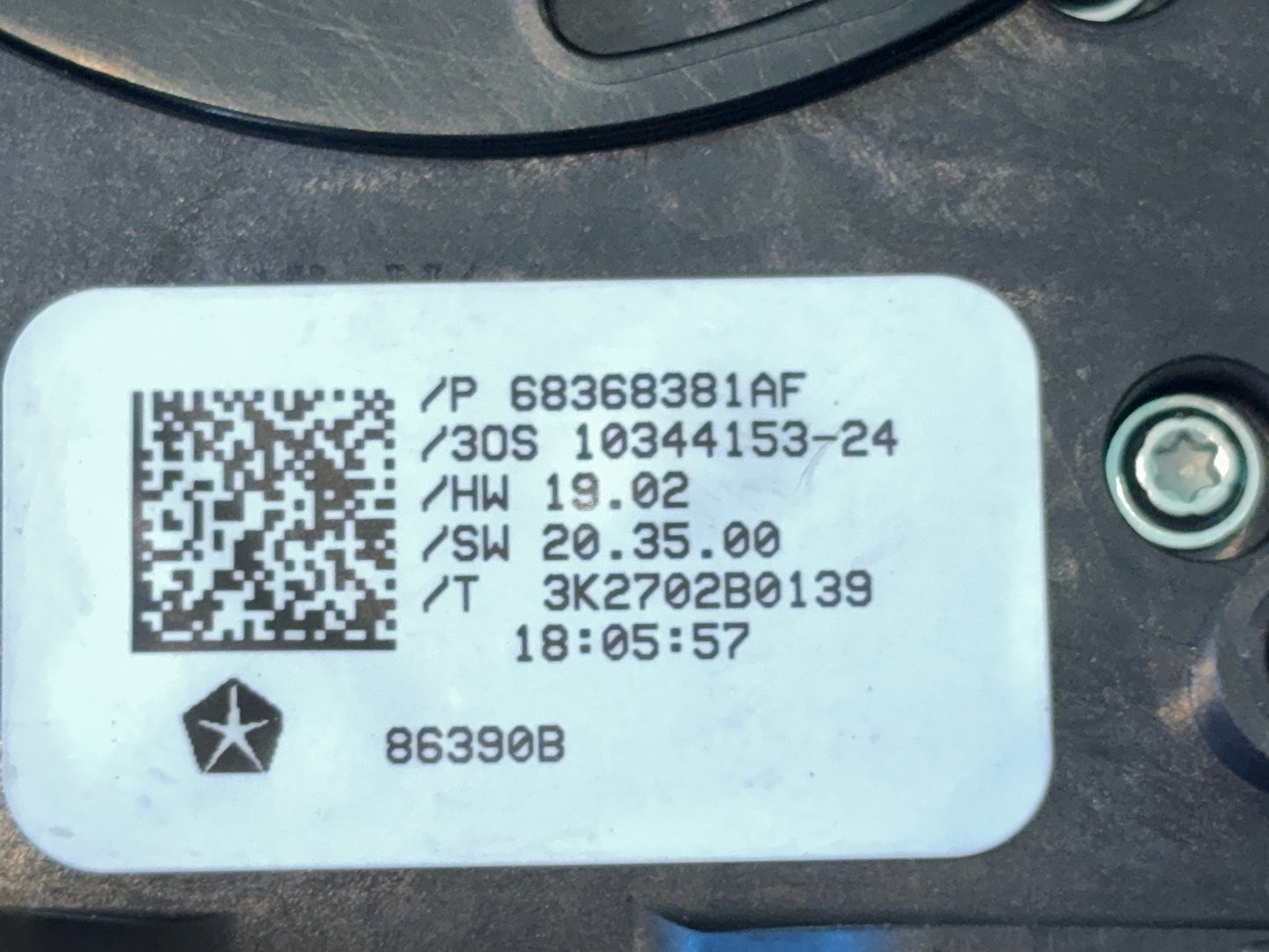 Transfer Case 4WD 4x4 Dash Switch, 2019-2024 Ram 2500 3500 68368381AF Used OEM