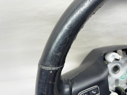 Heated Leather Steering Wheel Ram 1500 2500 3500 13-18 Black 1XC20DX9 *Very Worn