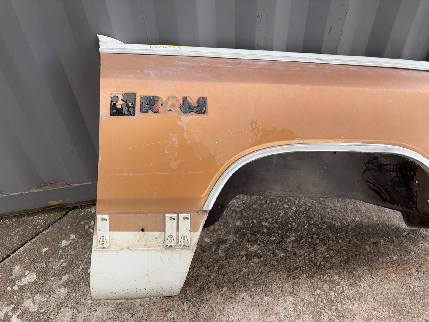 Passenger Right Side Fender, 1981-1993 Dodge Truck Pickup Ramcharger PICKUP ONLY