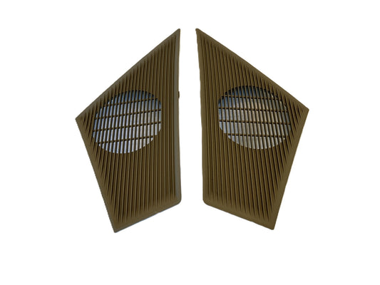 Dash Speaker Cover Pair 2010-2012 Ram 1500 2500 3500, Tan