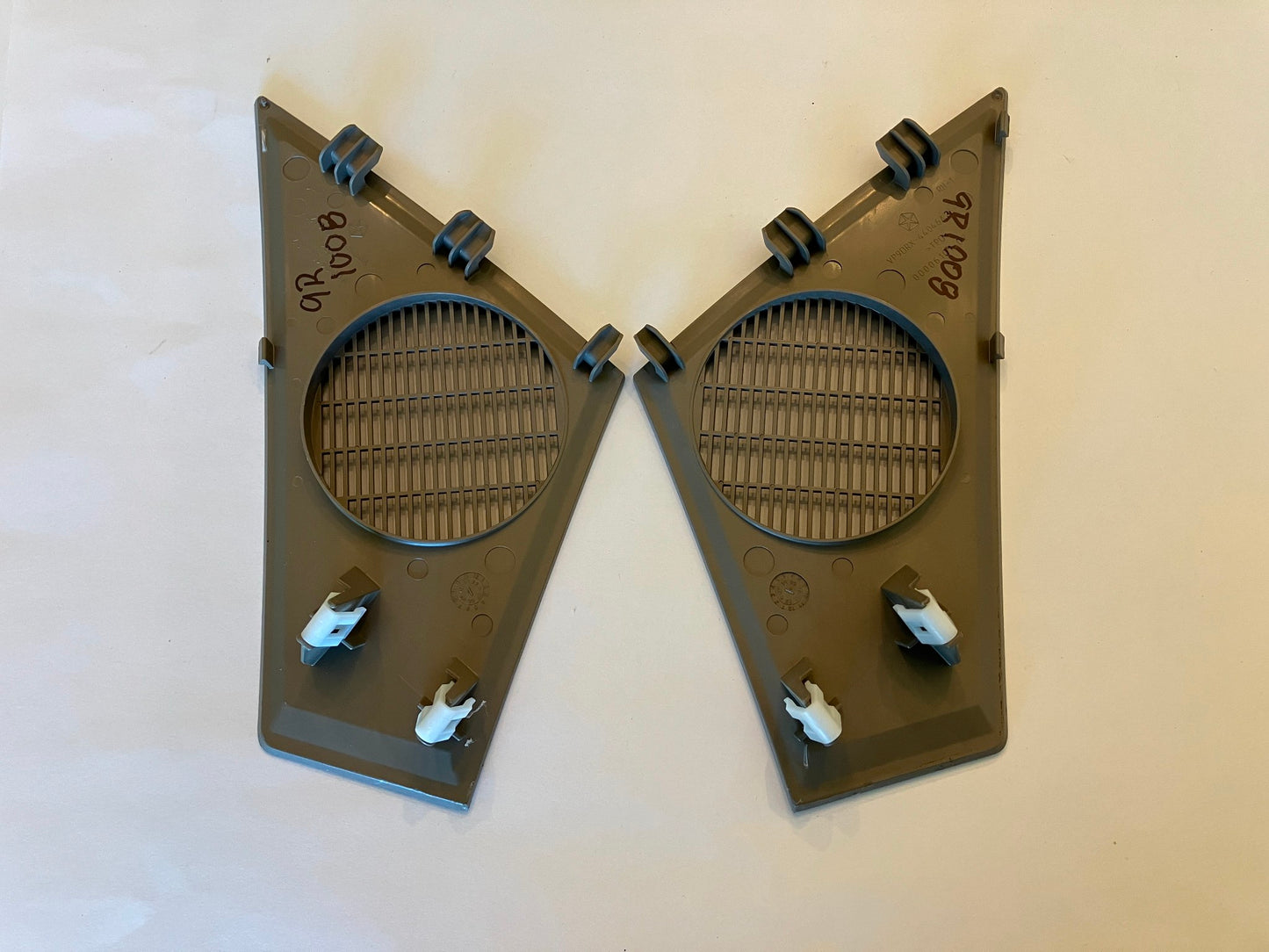 Dash Speaker Cover Pair 2010-2012 Ram 1500 2500 3500, Tan