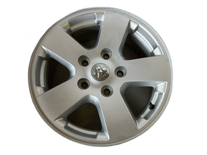 17x7 Painted 5 Spoke Aluminum Wheel, 2009-2012 Dodge Ram 1500 1DZ10CDMAC Used
