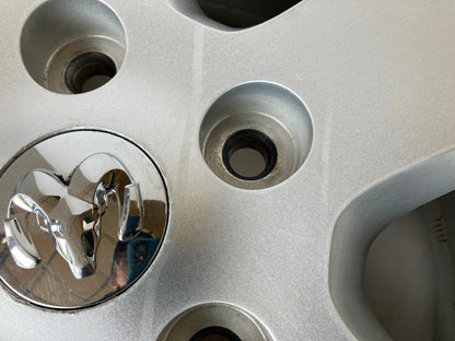 17x7 Painted 5 Spoke Aluminum Wheel, 2009-2012 Dodge Ram 1500 1DZ10CDMAC Used