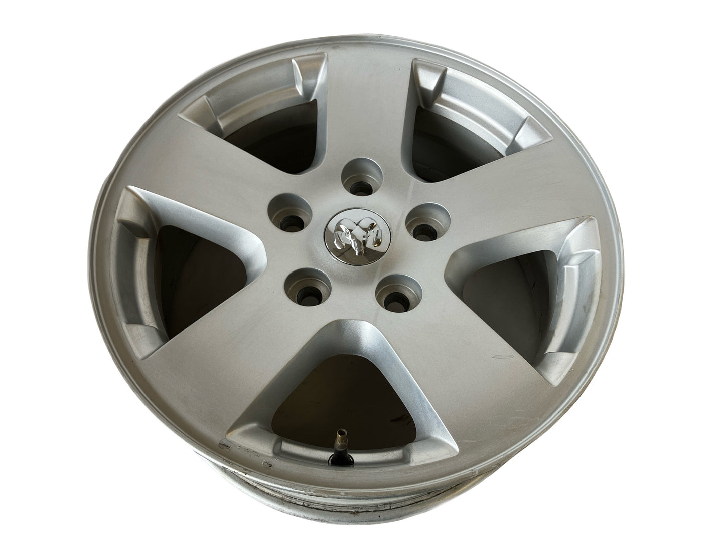 17x7 Painted 5 Spoke Aluminum Wheel, 2009-2012 Dodge Ram 1500 1DZ10CDMAC Used