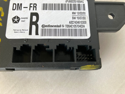 Passenger Door Module, 2014-2018 Ram 1500 2500 3500, 68225100, RH Non-Power Fold