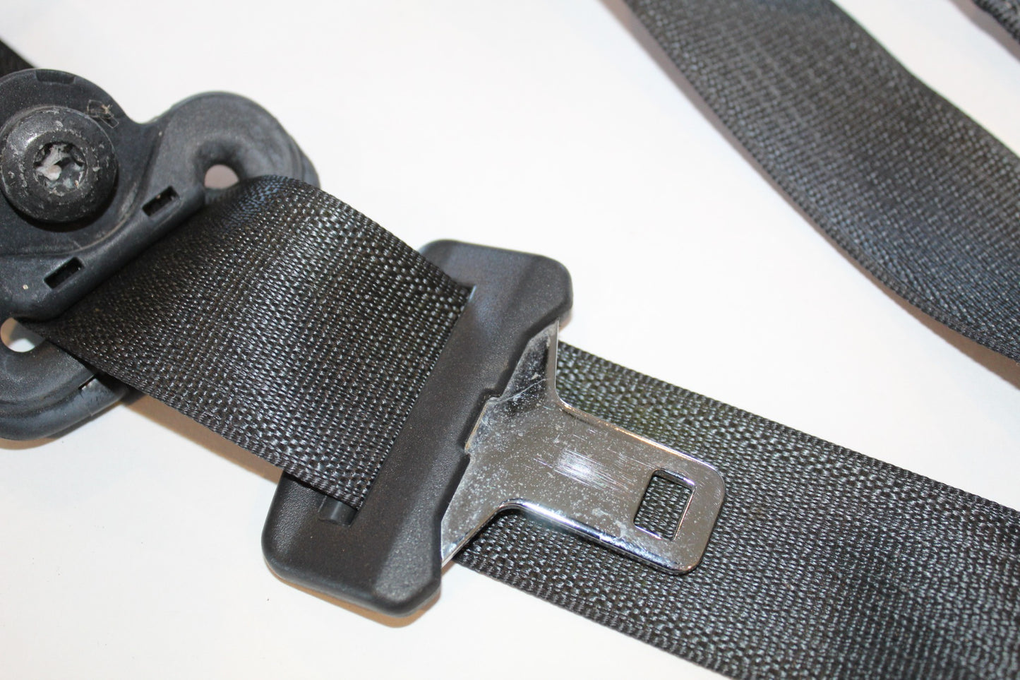 Passenger Rear Seat Belt with Retractor, 2010-2012 Ram 1500 2500 3500 Crew Black