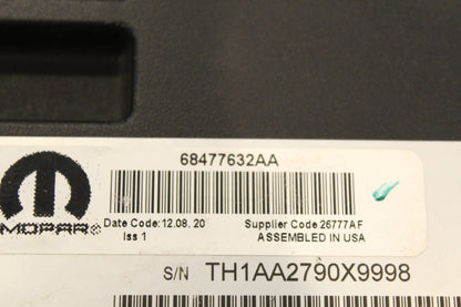 Factory Amplifier and Bracket, 2019-2021 Ram 2500 3500, 68477632AA 68549078AB