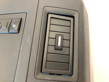 Center Console Rear End Trim Cap w Heated Seats 2013-18 Ram 1500 2500 3500 Black