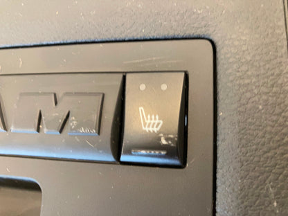 Center Console Rear End Trim Cap w Heated Seats 2013-18 Ram 1500 2500 3500 Black