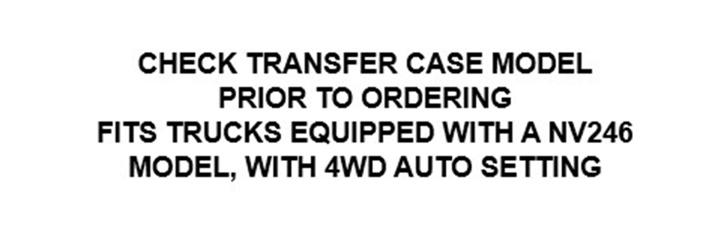 Transfer Case Switch, NV246 4WD Auto 2009-2012 Ram 1500 04602972AC