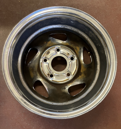 1994-01 Dodge 16x7 Chrome Steel Wheel. P/N 52057938AB. Interchange # 560-2039