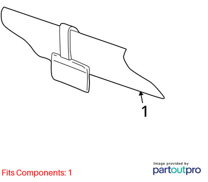 Glove Box Door, 2002-05 Dodge Ram 1500 03-05 Dodge 2500 3500 Slate Trim Code DV