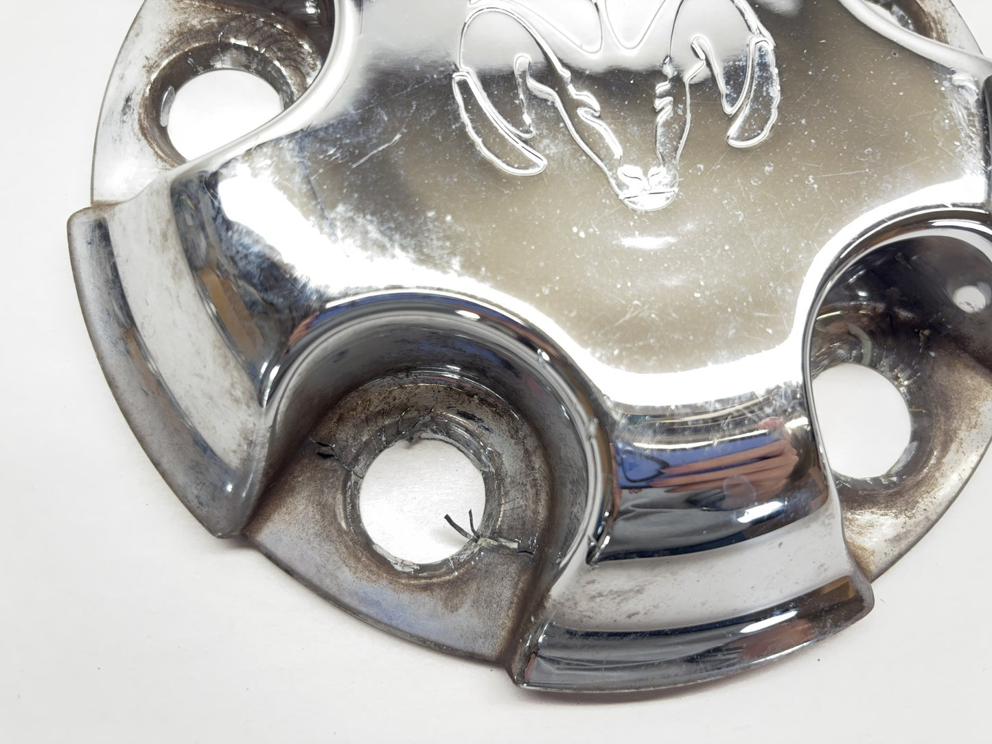 Chrome Center Caps for 17x8" Steel Wheel, 52106536AC 2002-2012 Ram 1500 Set of 4