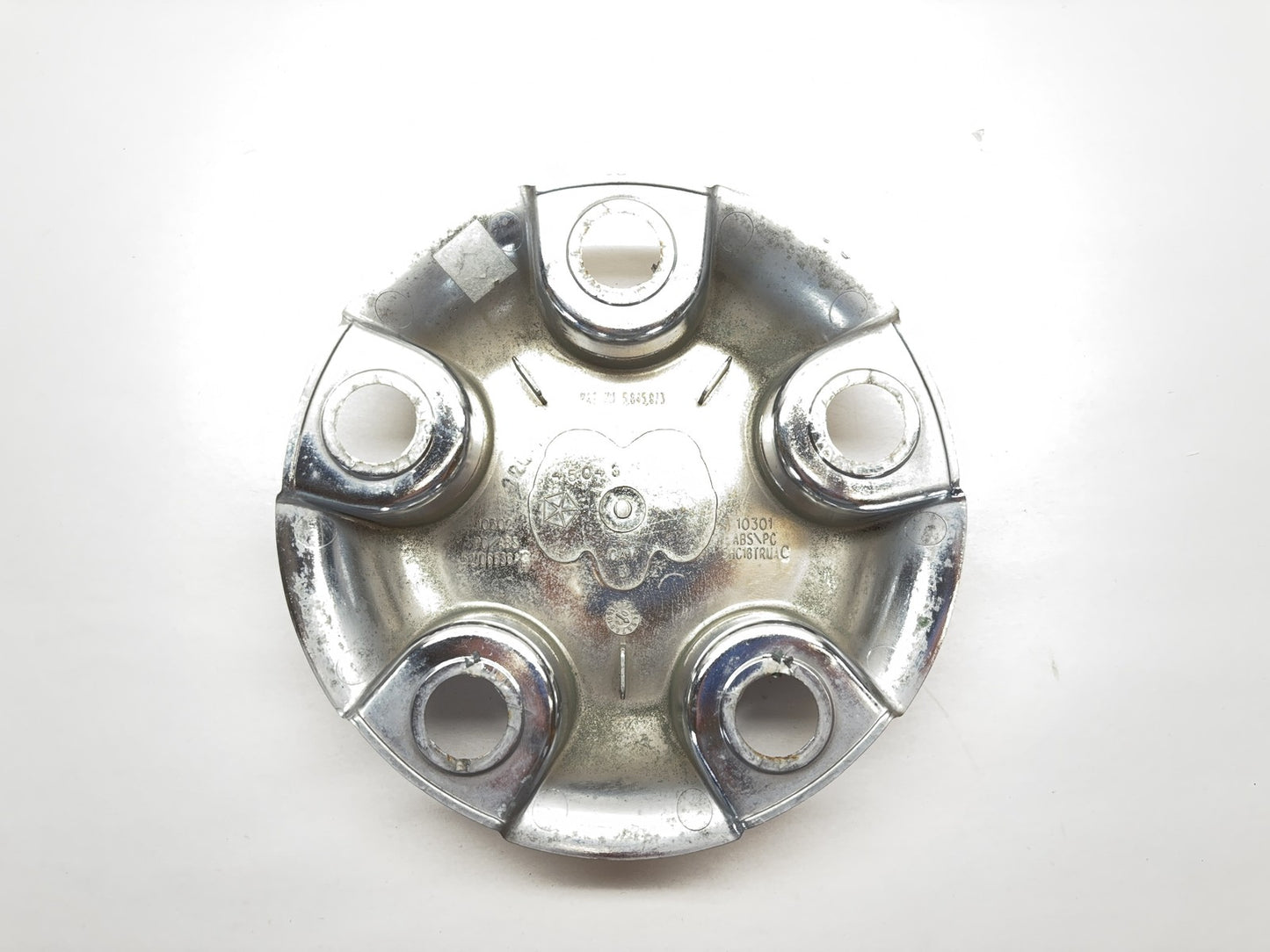 Chrome Center Caps for 17x8" Steel Wheel, 52106536AC 2002-2012 Ram 1500 Set of 4