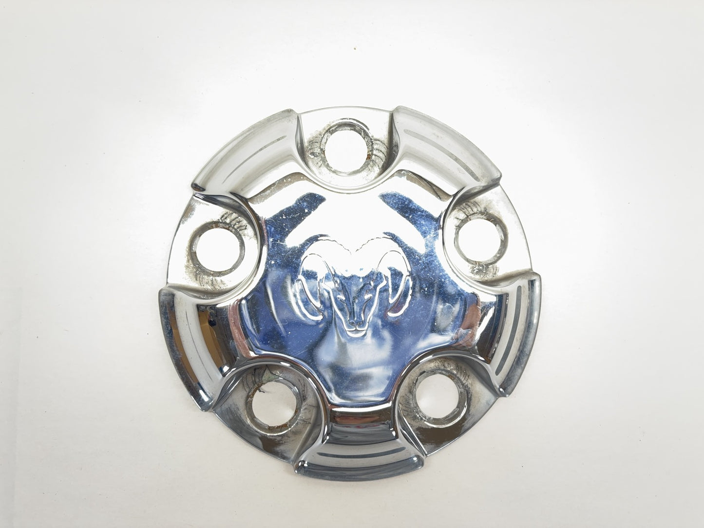 Chrome Center Caps for 17x8" Steel Wheel, 52106536AC 2002-2012 Ram 1500 Set of 4