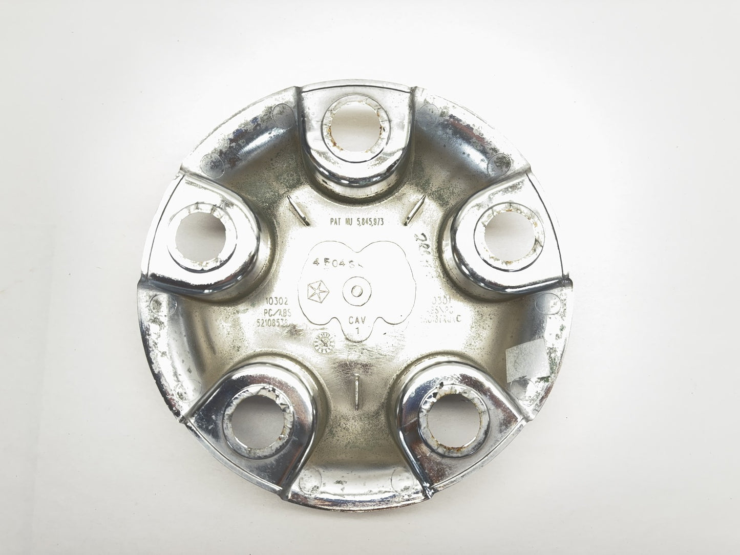 Chrome Center Caps for 17x8" Steel Wheel, 52106536AC 2002-2012 Ram 1500 Set of 4