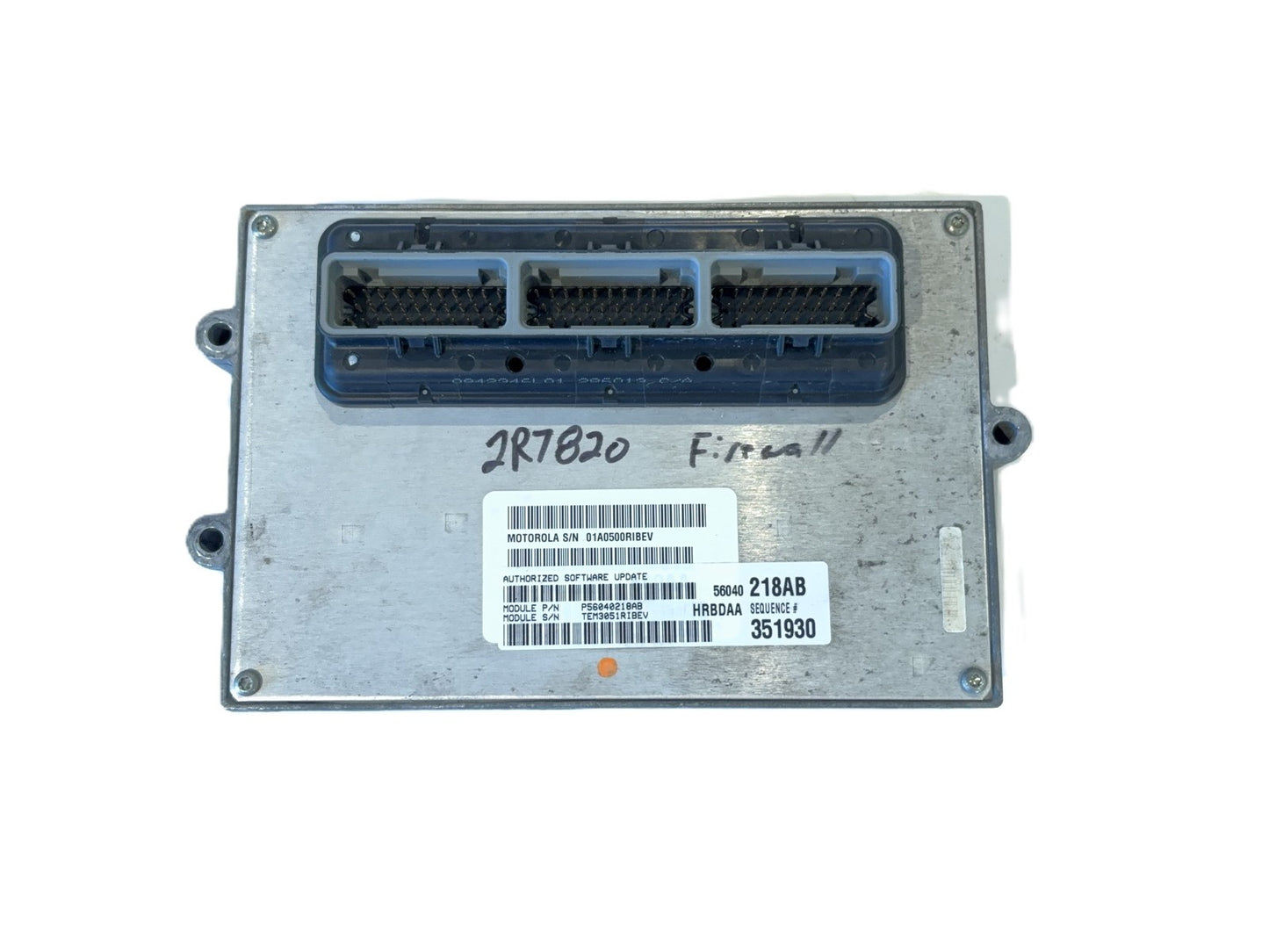 Firewall Computer PCM 2002 Ram 2500 3500 56040218AB Diesel Auto Federal 590-6683