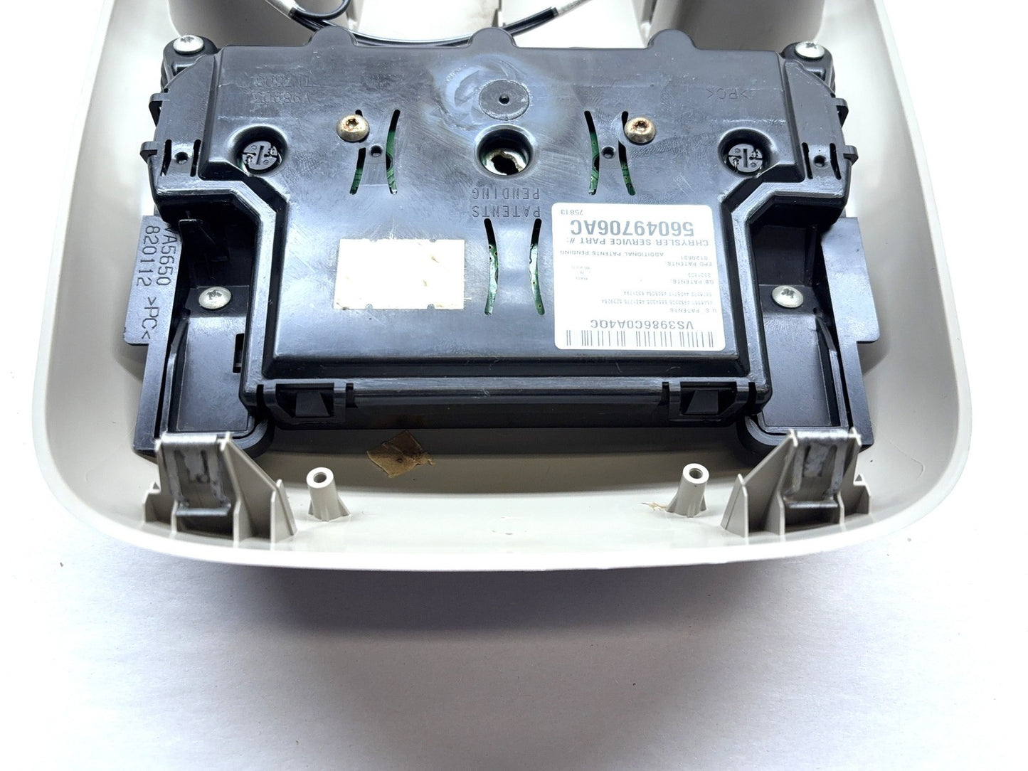 Overhead Console 2004-2005 Dodge Ram 1500 2500 3500 56049706AF No Lenses