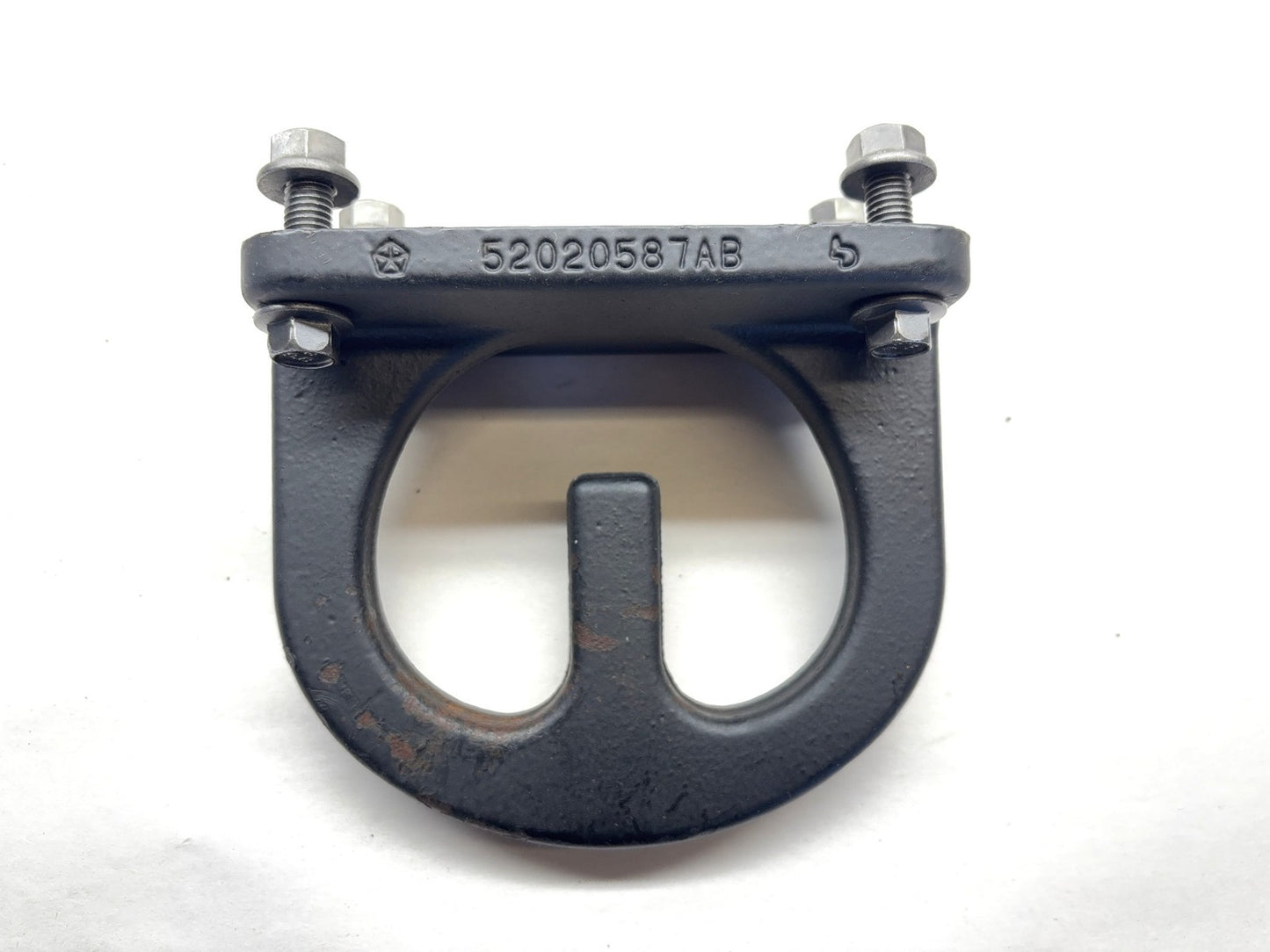 Used OEM Mopar Front Bumper Tow Hooks 2003-2011 Dodge Ram 2500 3500 52020587AB