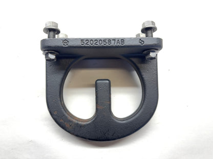 Used OEM Mopar Front Bumper Tow Hooks 2003-2011 Dodge Ram 2500 3500 52020587AB