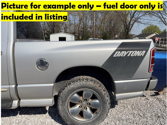 Chrome Fuel Filler Door 2005 Ram 1500 Daytona Edition Used OEM Fair Condition