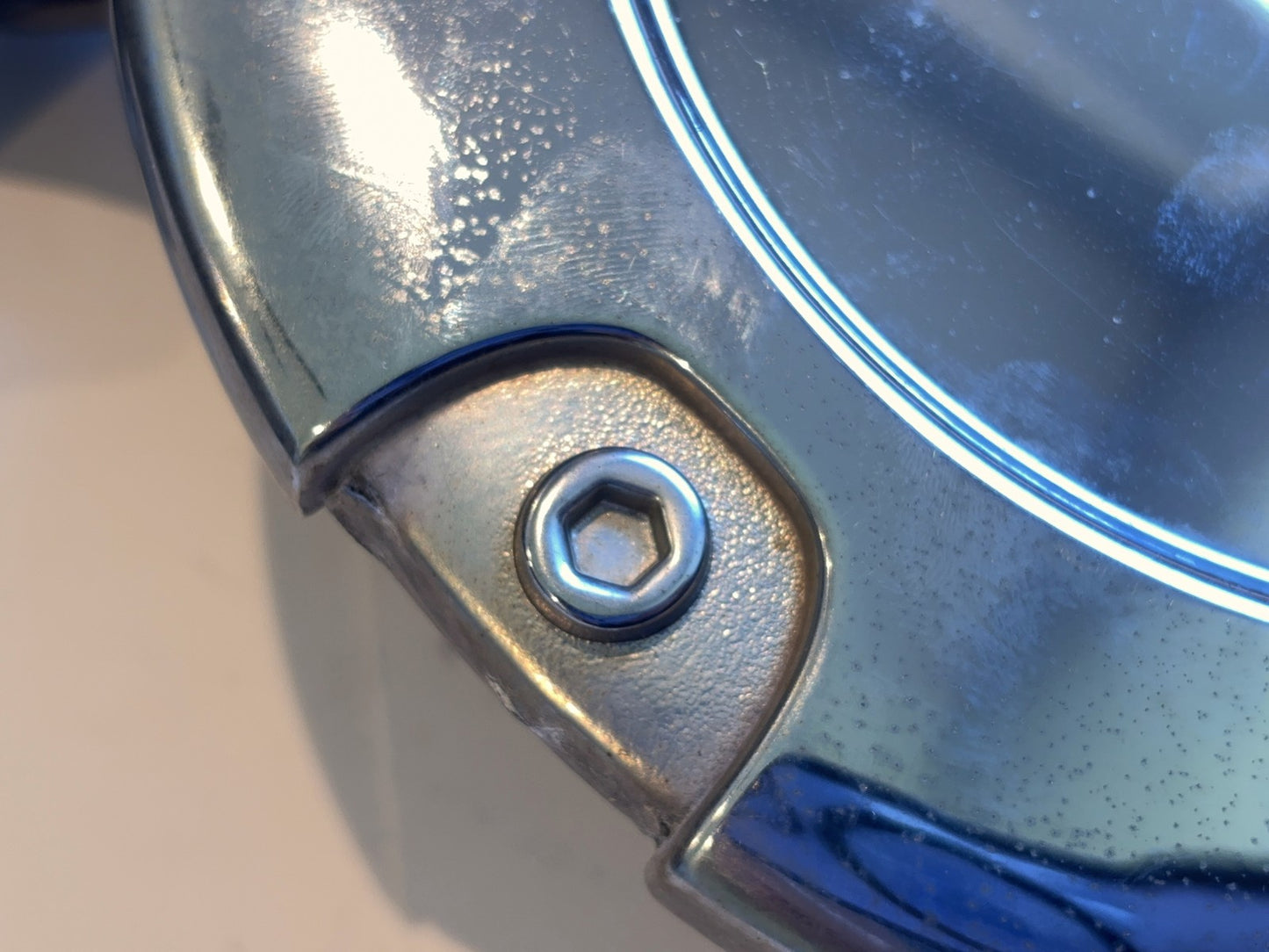Chrome Fuel Filler Door 2005 Ram 1500 Daytona Edition Used OEM Fair Condition