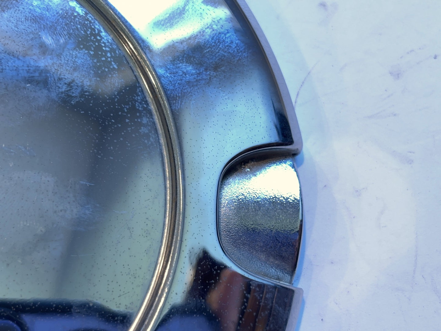 Chrome Fuel Filler Door 2005 Ram 1500 Daytona Edition Used OEM Fair Condition