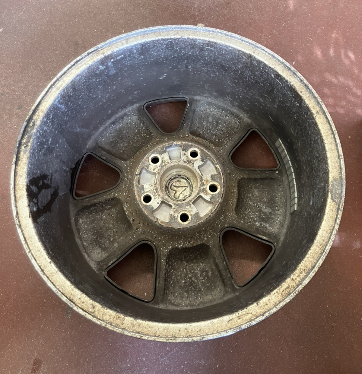 20x9 Chrome Clad Wheel 2002-05 Dodge Ram 1500 52113153. Hollander # 560-2167A