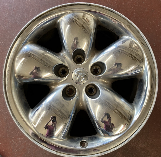 20x9 Chrome Clad Wheel 2002-05 Dodge Ram 1500 52113153. Hollander # 560-2167A