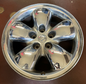 20x9 Chrome Clad Wheel 2002-05 Dodge Ram 1500 52113153. Hollander # 560-2167A