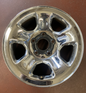 17X8 5 spoke Chrome Clad Wheel 2002-06 Dodge Ram 1500 PU. P/N 52113265AB