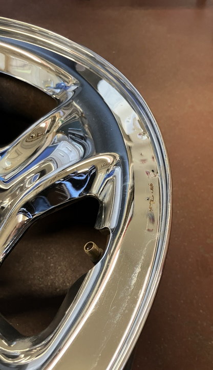17X8 5 spoke Chrome Clad Wheel 2002-06 Dodge Ram 1500 PU. P/N 52113265AB