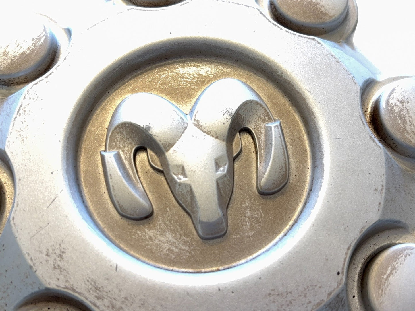 Painted Wheel Center Cap Pair 2004 Dodge Ram 2500 Used OEM XY18PAKAA