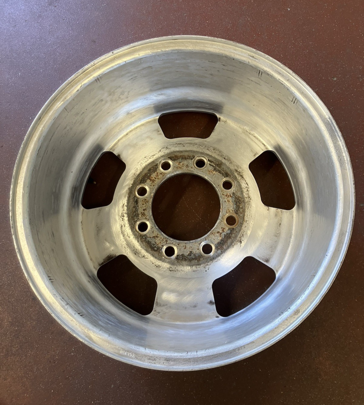 17X8 Polished Aluminum Wheel 2006-09 Dodge Ram 2500 PU. P/N 5JG15PAKAA