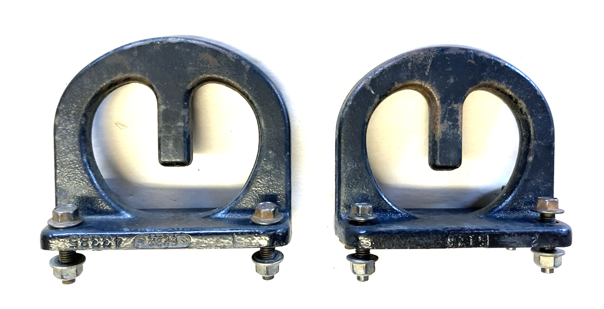 Front Bumper Tow Hooks 2003-2011 Dodge Ram 2500 3500 52020587AB Used OEM Mopar