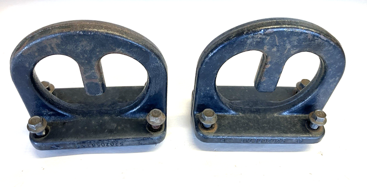 Front Bumper Tow Hooks 2003-2011 Dodge Ram 2500 3500 52020587AB Used OEM Mopar