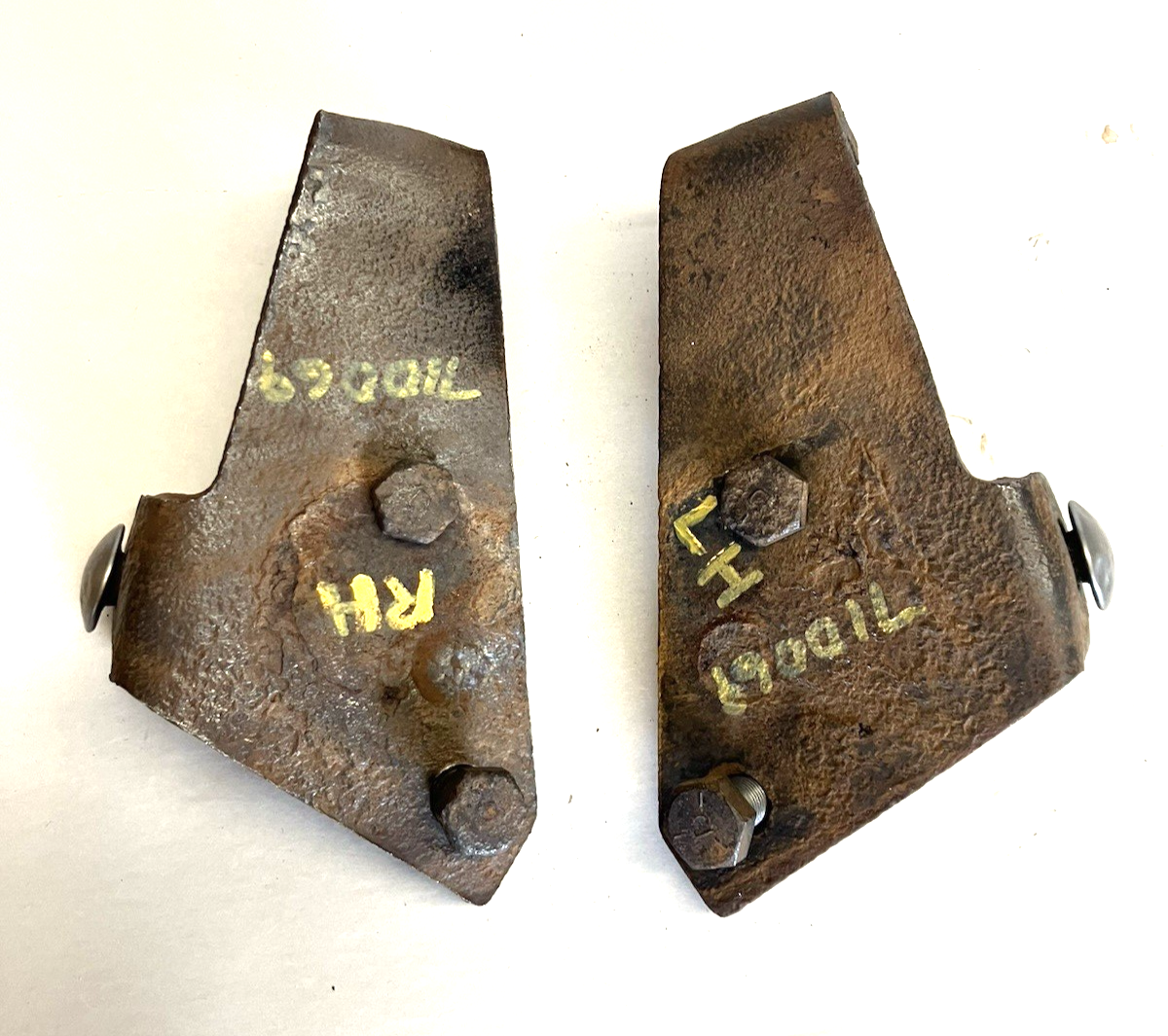 1969-71 Dodge 100 200 300 Pickup Front Bumper Brackets