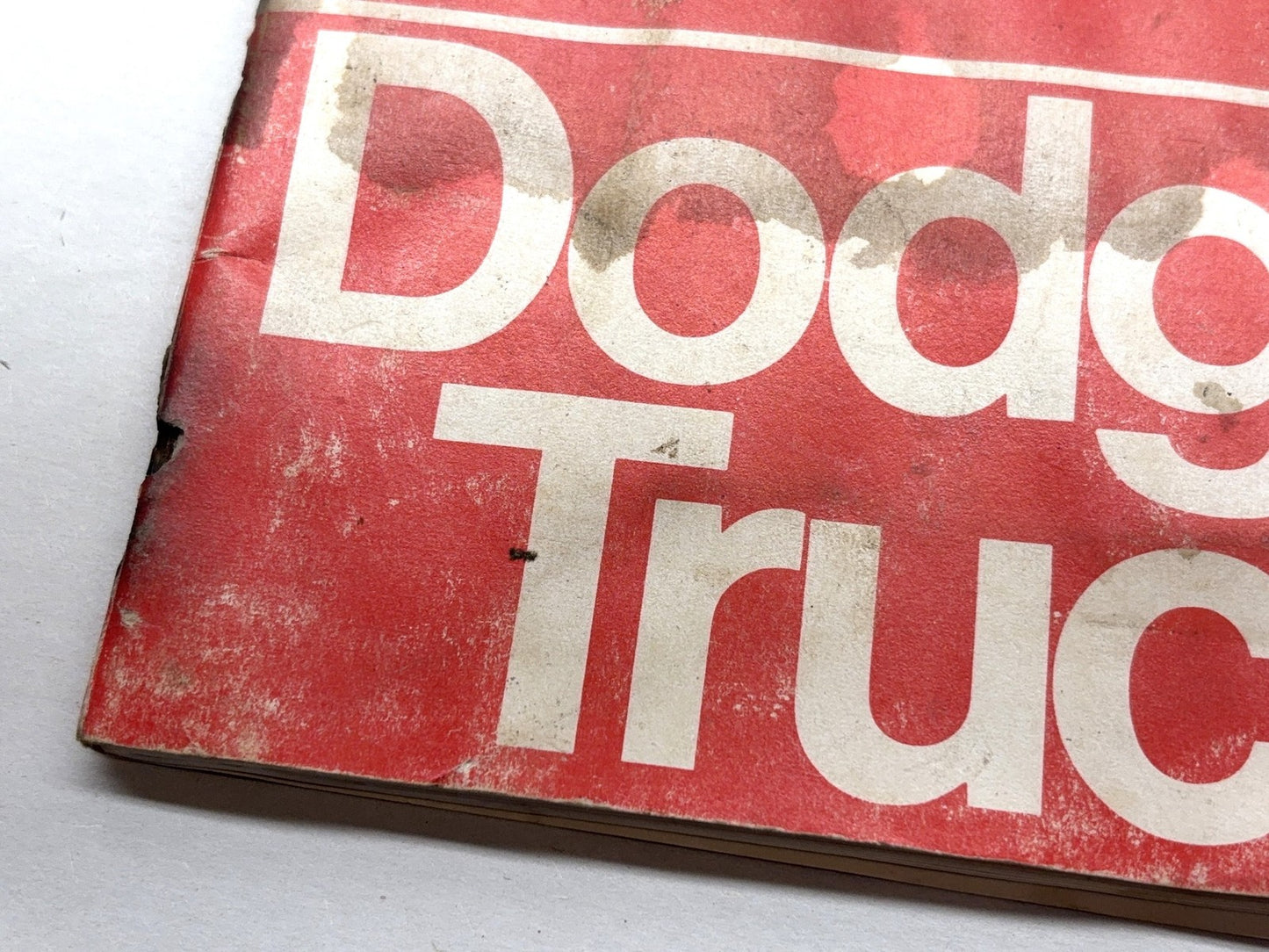 1972 Dodge Pickup 100 200 300 Owner's Manual, Used